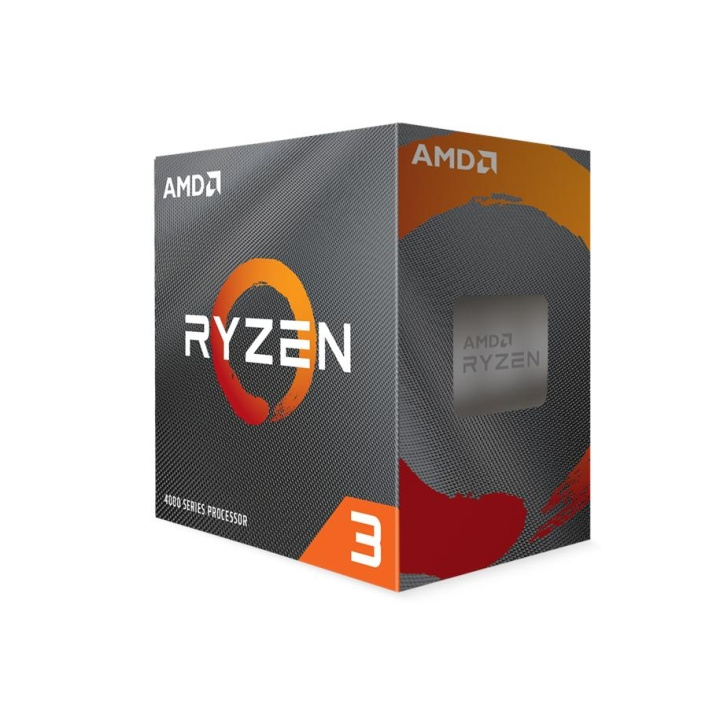 AMD CPU Ryzen 3 4100 3,8 GHz Quad-Core AM4 (PIB - med kylare) in de groep COMPUTERS & RANDAPPARATUUR / Computeronderdelen / Processors bij TP E-commerce Nordic AB (C61720)
