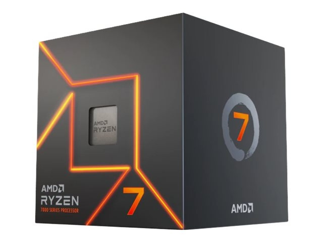 AMD CPU Ryzen 7 7700 3,8 GHz 8 kärnor AM5 (TRAY - med kylare) in de groep COMPUTERS & RANDAPPARATUUR / Computeronderdelen / Processors bij TP E-commerce Nordic AB (C61767)