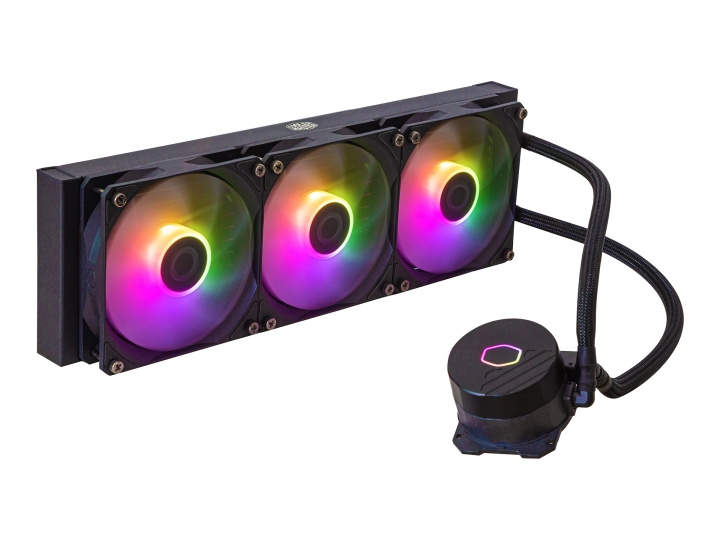 Cooler Master MasterLiquid 360L Core ARGB Processorer flytande kylsystem 1-pack Svart 120 mm in de groep COMPUTERS & RANDAPPARATUUR / Computeronderdelen / Koeling / Processorkoelers bij TP E-commerce Nordic AB (C61966)