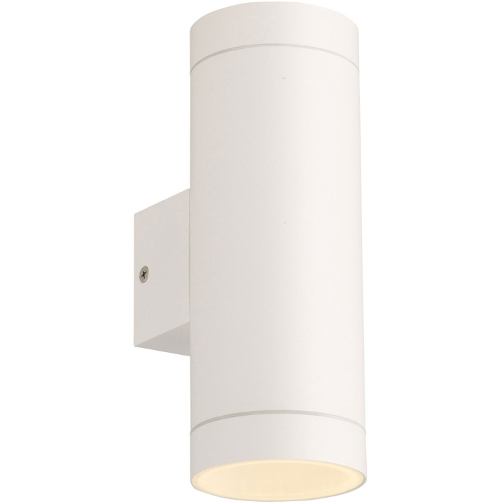 Llitt Daniel II Väggarmatur 2xGU10-sockel IP44 Vit in de groep HUISHOUDEN & TUIN / Elektriciteit & Verlichting / Buitenverlichting / Buitenwandlamp / Buitenwandlamp zonder sensor bij TP E-commerce Nordic AB (C62102)