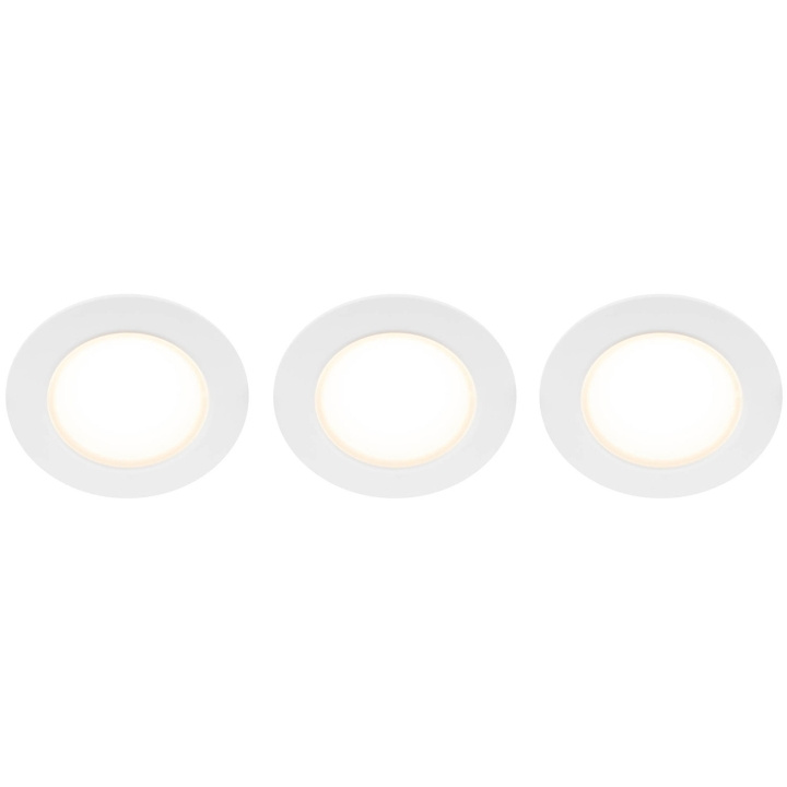 Llitt Doris 230V Dimbar downlight spotlight 3000K 400lm IP65 3-pack Vit in de groep HOME ELECTRONICS / Verlichting / Plafondverlichting bij TP E-commerce Nordic AB (C62137)