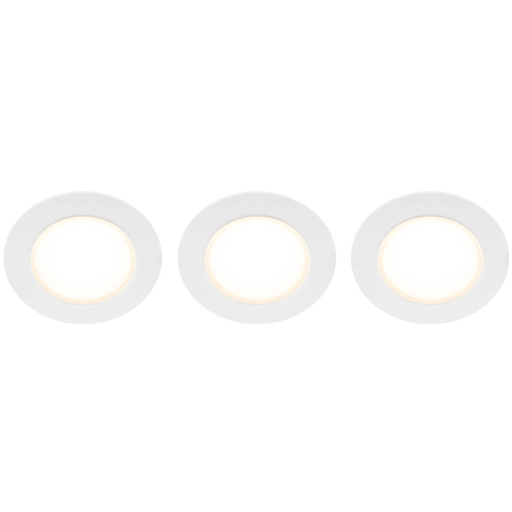 Llitt Doris 230V Dimbar downlight spotlight 3000K 400lm IP65 3-pack Vit in de groep HOME ELECTRONICS / Verlichting / Plafondverlichting bij TP E-commerce Nordic AB (C62137)