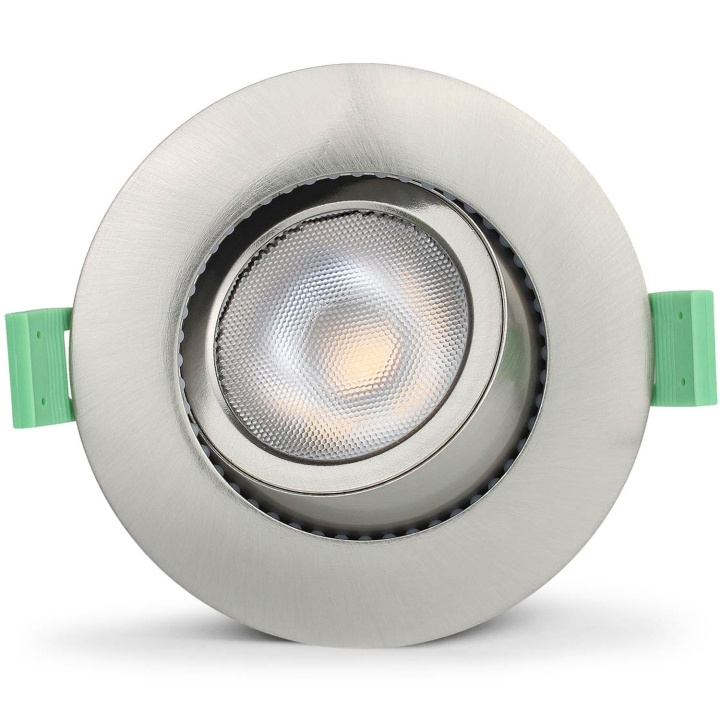 Llitt Ellen Infälld downlight Dim-to-Warm 520lm IP65 1-pack Borstad stål in de groep HOME ELECTRONICS / Verlichting / Plafondverlichting bij TP E-commerce Nordic AB (C62140)