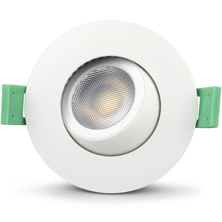 Llitt Sanna Dimbar Infälld downlight 3000K/4000K 520lm IP65 1-pack Vit in de groep HOME ELECTRONICS / Verlichting / Plafondverlichting bij TP E-commerce Nordic AB (C62146)