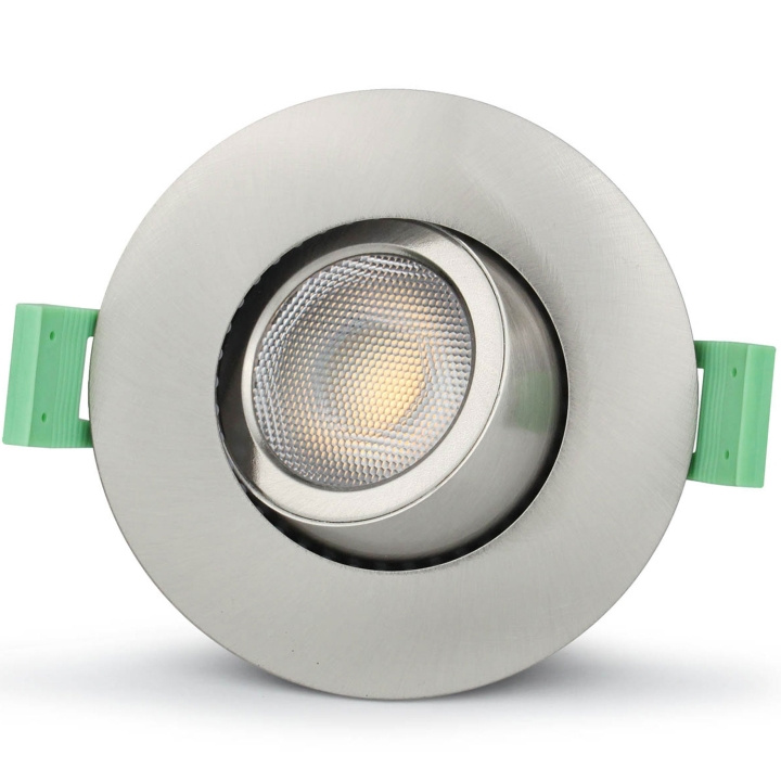 Llitt Sanna Dimbar Infälld downlight 3000K/4000K 520lm IP65 1-pack Borstad stål in de groep HOME ELECTRONICS / Verlichting / Plafondverlichting bij TP E-commerce Nordic AB (C62148)