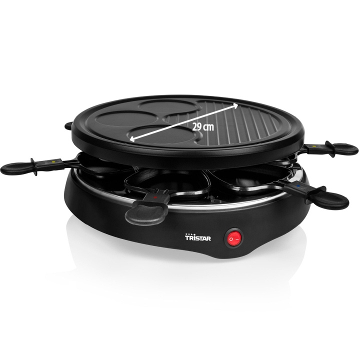 Tristar Raclette - 4 i 1 RA-2998 Upp till 6 pers in de groep HUISHOUDEN & TUIN / Huishoudelijke apparaten / Broodroosters & Broodgrills / Tafelgrills & Raclette bij TP E-commerce Nordic AB (C62189)