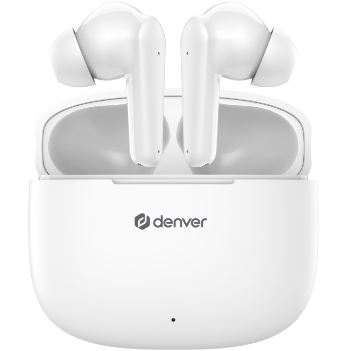 Denver TWE-48W True wireless Bluetooth hörlur med laddetui in de groep HOME ELECTRONICS / Audio & Beeld / Koptelefoon & Accessoires / Koptelefoon bij TP E-commerce Nordic AB (C62196)