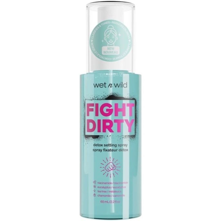 Wet n Wild Fight Dirty Clarifying Setting Spray 65ml in de groep BEAUTY & HEALTH / Makeup / Make-up gezicht / Setting Spray bij TP E-commerce Nordic AB (C62226)