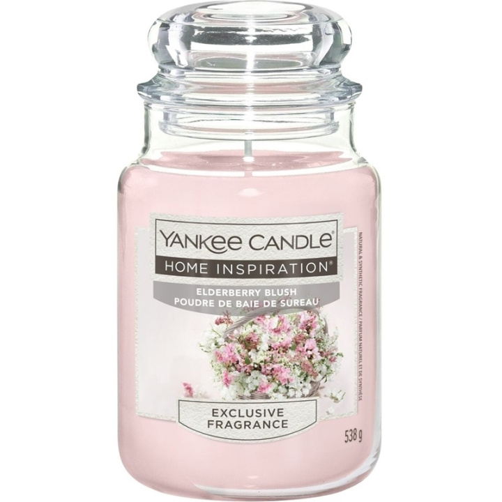 Yankee Candle Home Inspiration Large Elderberry Blush 538g in de groep BEAUTY & HEALTH / Geuren & Parfum / Overige geuren / Geurkaarsen bij TP E-commerce Nordic AB (C62255)