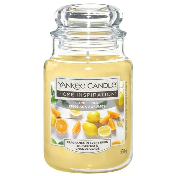 Yankee Candle Home Inspiration Large Citrus Spice 538g in de groep BEAUTY & HEALTH / Geuren & Parfum / Overige geuren / Geurkaarsen bij TP E-commerce Nordic AB (C62256)