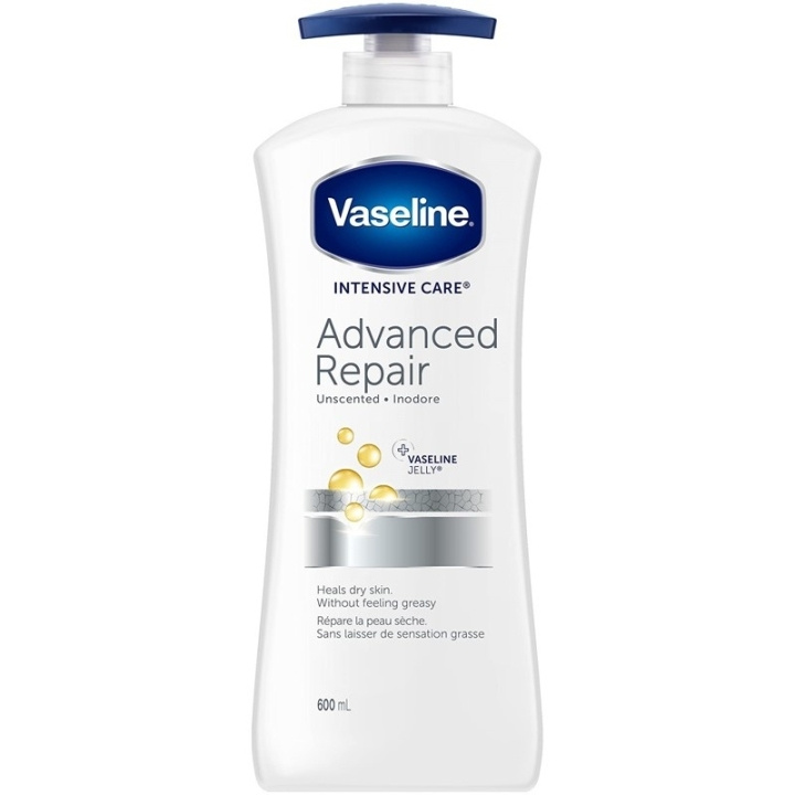 Vaseline Advanced Repair Body Lotion 600ml in de groep BEAUTY & HEALTH / Huidsverzorging / Lichaamsverzorging / Body lotion bij TP E-commerce Nordic AB (C62261)