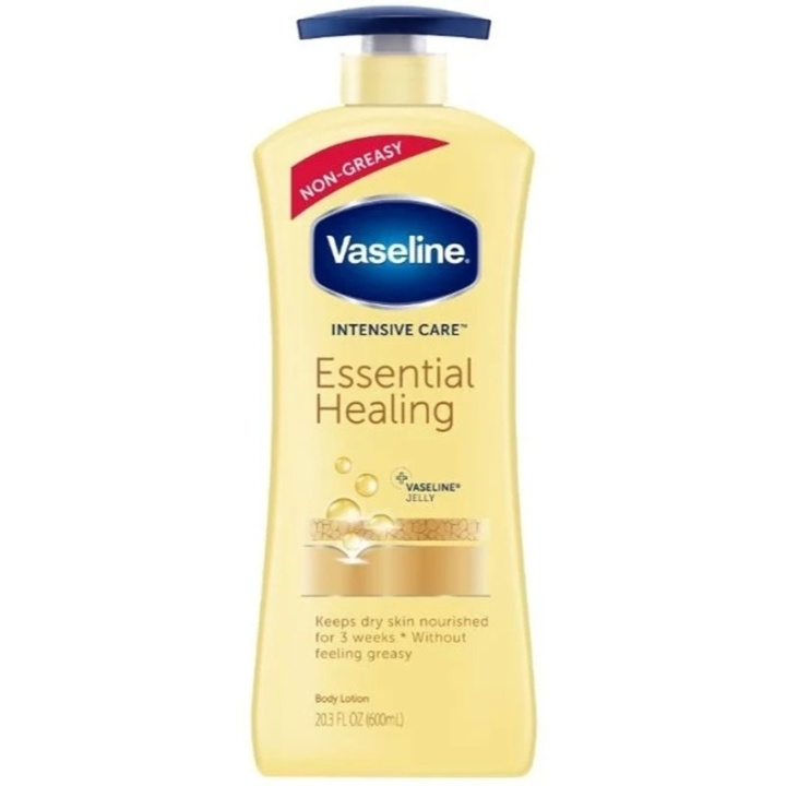 Vaseline Essential Healing Body Lotion 600ml in de groep BEAUTY & HEALTH / Huidsverzorging / Lichaamsverzorging / Body lotion bij TP E-commerce Nordic AB (C62263)