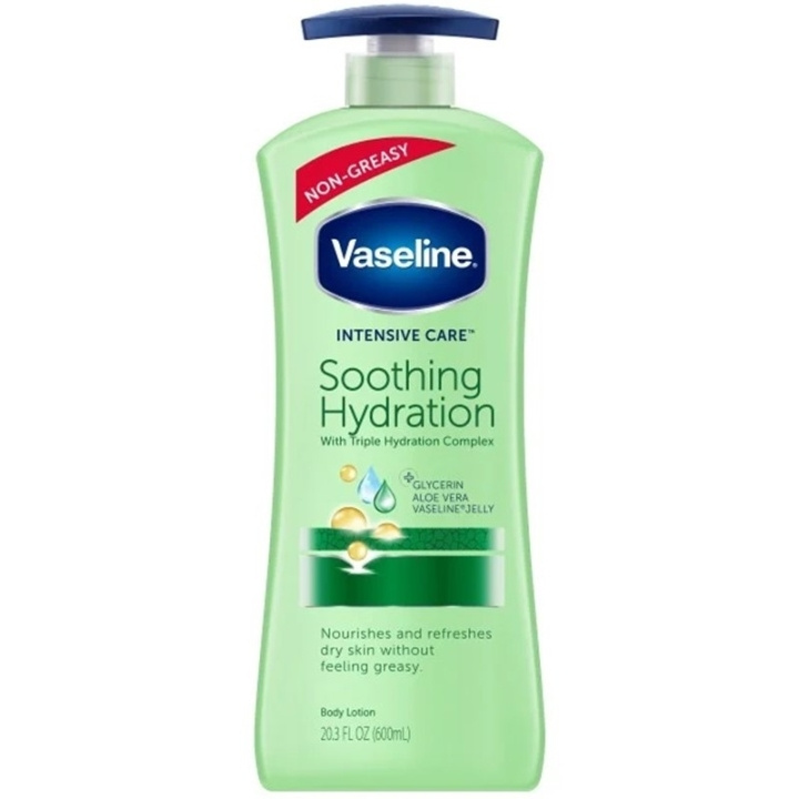 Vaseline Aloe Soothing Hydration Body Lotion 600ml in de groep BEAUTY & HEALTH / Huidsverzorging / Lichaamsverzorging / Body lotion bij TP E-commerce Nordic AB (C62264)