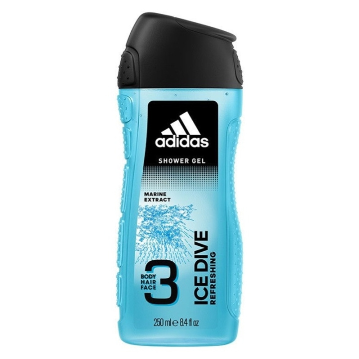 adidas Adipure Ice Dive Shower Gel 250ml in de groep BEAUTY & HEALTH / Huidsverzorging / Lichaamsverzorging / Bad- en douchegels bij TP E-commerce Nordic AB (C62392)