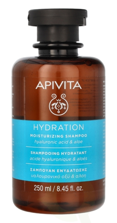 Apivita Moisturizing Shampoo 250 ml Hyalorinic Acid & Aloe in de groep BEAUTY & HEALTH / Haar & Styling / Haarverzorging / Shampoo bij TP E-commerce Nordic AB (C62429)