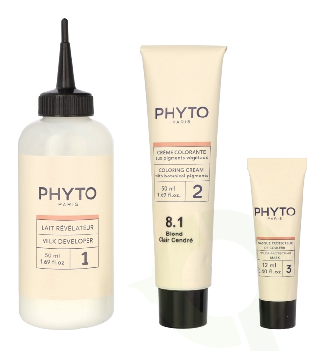 Phyto Phytocolor Permanent Color 112 ml 8.1 Blond Clair in de groep BEAUTY & HEALTH / Haar & Styling / Haarverzorging / Haarverf / Haarverf & Kleurbommen bij TP E-commerce Nordic AB (C62439)