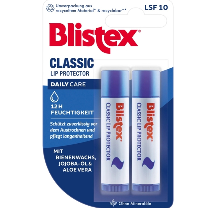 Blistex Lip Balm Classic 2x4g in de groep BEAUTY & HEALTH / Makeup / Lippen / Lippenbalsem bij TP E-commerce Nordic AB (C62486)