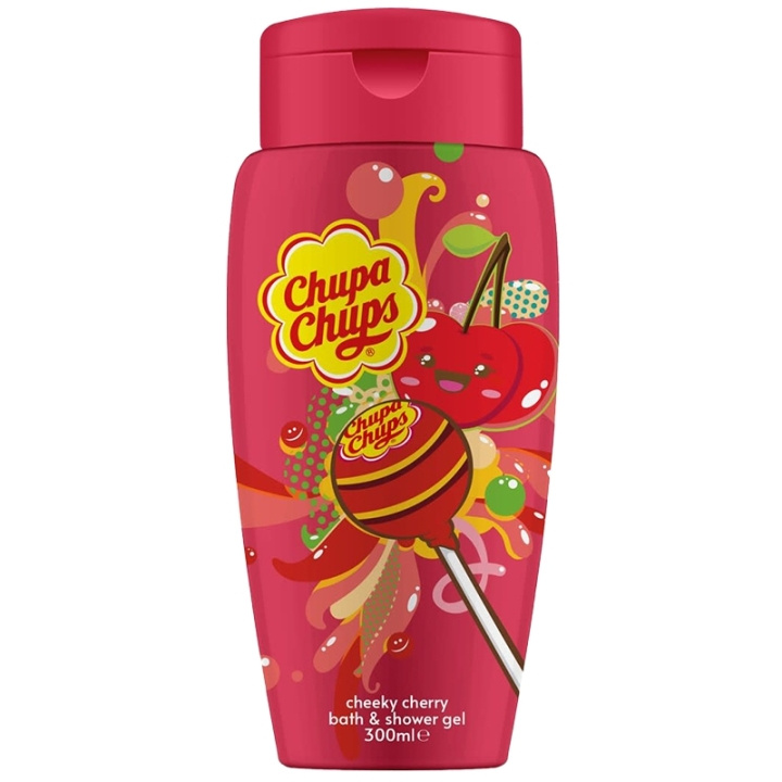 Chupa Chups Bath & Body Wash Cheeky Cherry 300ml in de groep BEAUTY & HEALTH / Huidsverzorging / Lichaamsverzorging / Bad- en douchegels bij TP E-commerce Nordic AB (C62488)