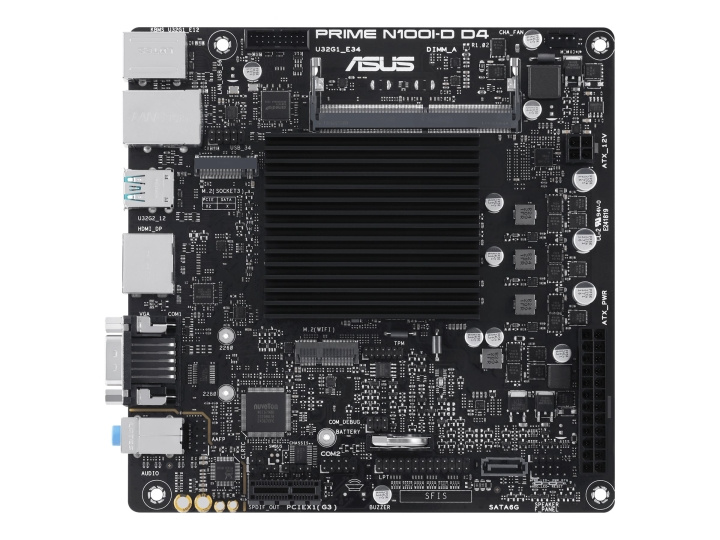 ASUS PRIME N100I-D D4 Mini ITX in de groep COMPUTERS & RANDAPPARATUUR / Computeronderdelen / Moederbord bij TP E-commerce Nordic AB (C62568)