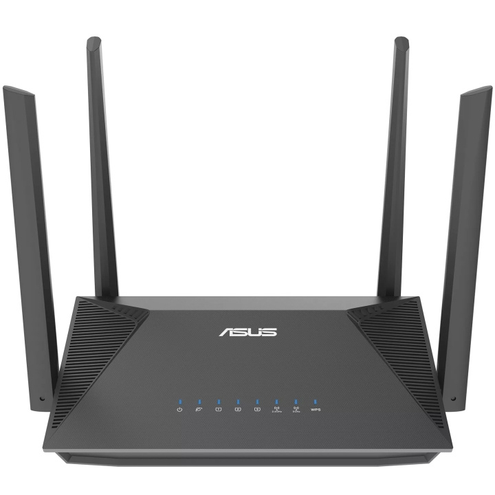 ASUS RT-AX52 AX1800 Dual-band trådlös router in de groep COMPUTERS & RANDAPPARATUUR / Netwerk / Routers bij TP E-commerce Nordic AB (C62579)