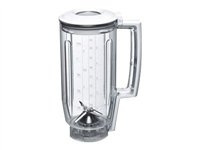 Bosch Blender Transparent vit in de groep HUISHOUDEN & TUIN / Huishoudelijke apparaten / Keukentools & -apparatuur / Mixers & Blenders bij TP E-commerce Nordic AB (C62593)