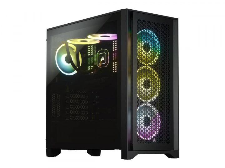 Corsair 4000D AIRFLOW Tower ATX No Power Supply Black in de groep COMPUTERS & RANDAPPARATUUR / Computeronderdelen / Chassis bij TP E-commerce Nordic AB (C62634)