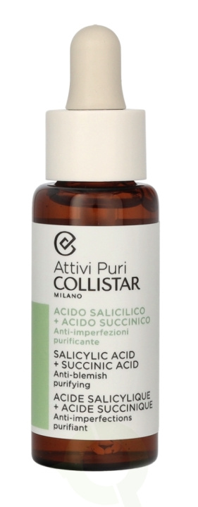 Collistar Attivi Puri Salicylic Acid + Succinic Acid 30 ml in de groep BEAUTY & HEALTH / Huidsverzorging / Gezicht / Huidserum bij TP E-commerce Nordic AB (C62890)