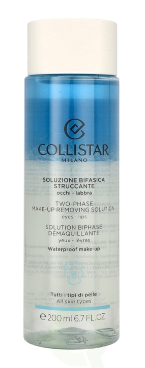 Collistar Two-Phase Make-Up Removing Solution 200 ml in de groep BEAUTY & HEALTH / Makeup / Make-up verwijderen bij TP E-commerce Nordic AB (C62893)