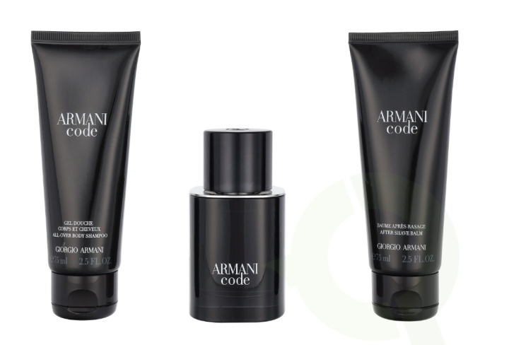 Armani Code Pour Homme Giftset 200 ml Edt Spray 50ml/DG 75ml/Asb 75ml in de groep BEAUTY & HEALTH / Cadeausets / Cadeausets voor hem bij TP E-commerce Nordic AB (C63003)