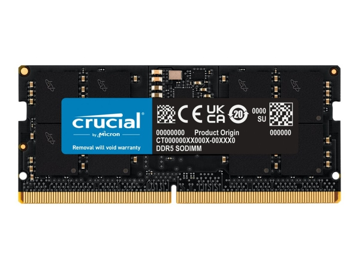 Crucial DDR5 16GB 4800MHz CL40 Non-ECC SO-DIMM 262-PIN in de groep COMPUTERS & RANDAPPARATUUR / Computeronderdelen / RAM-geheugen / DDR5 bij TP E-commerce Nordic AB (C63023)