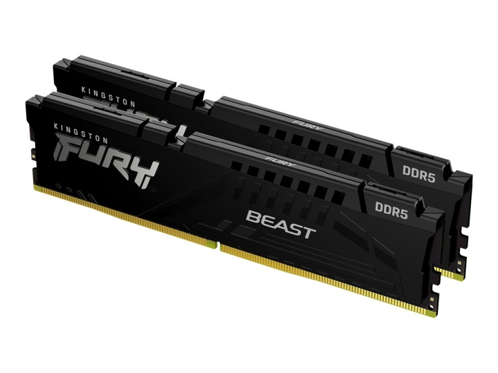 Kingston FURY Beast DDR5 64GB kit 6000MHz CL36 On-die ECC in de groep COMPUTERS & RANDAPPARATUUR / Computeronderdelen / RAM-geheugen / DDR5 bij TP E-commerce Nordic AB (C63061)