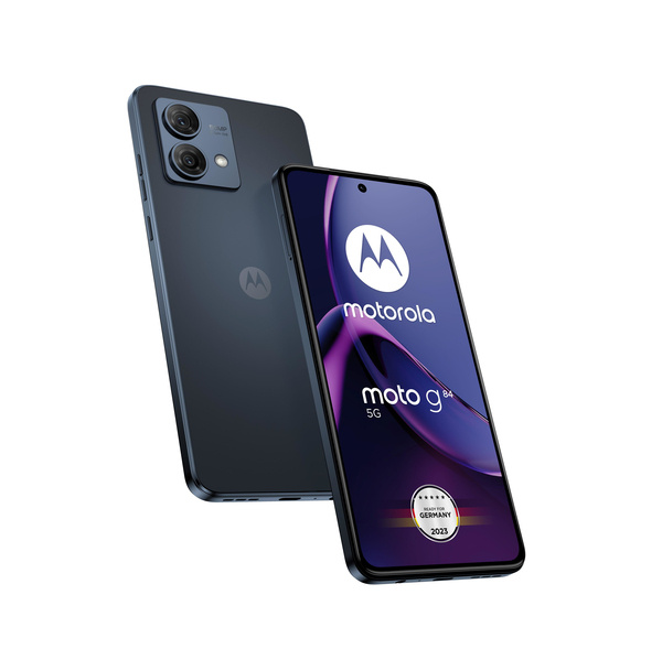 Motorola Moto - Smartphone - dual-SIM / Internminne 256 GB - frontkamera - midnattsblå in de groep SMARTPHONE & TABLETS / Mobiele telefoons & smartphones bij TP E-commerce Nordic AB (C63075)