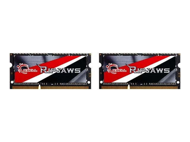 G.Skill Ripjaws DDR3L 16GB kit 1600MHz CL9 Non-ECC SO-DIMM 204-PIN in de groep COMPUTERS & RANDAPPARATUUR / Computeronderdelen / RAM-geheugen / DDR3 SoDimm bij TP E-commerce Nordic AB (C63086)