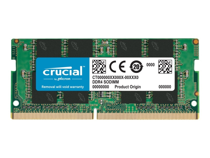 Crucial DDR4 16GB 3200MHz CL22 Non-ECC SO-DIMM 260-PIN in de groep COMPUTERS & RANDAPPARATUUR / Computeronderdelen / RAM-geheugen / DDR4 SoDimm bij TP E-commerce Nordic AB (C63146)