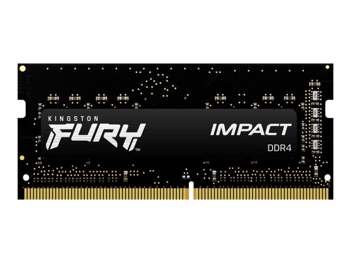 Kingston FURY Impact DDR4 32GB kit 2666MHz CL15 Ikke-ECC SO-DIMM 260-PIN in de groep COMPUTERS & RANDAPPARATUUR / Computeronderdelen / RAM-geheugen / DDR4 SoDimm bij TP E-commerce Nordic AB (C63230)