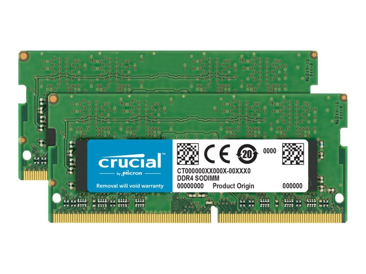 Crucial DDR4 16GB kit 2666MHz CL19 Non-ECC SO-DIMM 260-PIN in de groep COMPUTERS & RANDAPPARATUUR / Computeronderdelen / RAM-geheugen / DDR4 SoDimm bij TP E-commerce Nordic AB (C63236)