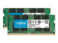 Crucial DDR4 64GB kit 3200MHz CL22 Non-ECC SO-DIMM 260-PIN in de groep COMPUTERS & RANDAPPARATUUR / Computeronderdelen / RAM-geheugen / DDR4 SoDimm bij TP E-commerce Nordic AB (C63249)