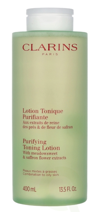 Clarins Purifying Toning Lotion 400 ml in de groep BEAUTY & HEALTH / Huidsverzorging / Gezicht / Schoonmaak bij TP E-commerce Nordic AB (C63452)