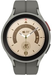 Samsung Galaxy Watch 5 Pro 45mm - Grå Titan in de groep SPORT, VRIJE TIJD & HOBBY / Smartwatch & Activiteitsmeters / Smartwatches bij TP E-commerce Nordic AB (C63527)