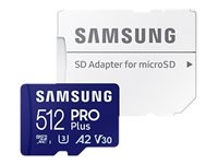 Samsung Pro MB-MD512SA microSDXC 512GB 180MB/s in de groep HOME ELECTRONICS / Opslagmedia / Geheugenkaarten / SD/SDHC/SDXC bij TP E-commerce Nordic AB (C63579)