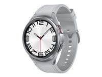 Samsung Galaxy Watch6 Classic 47 mm Silver Smart klocka in de groep SPORT, VRIJE TIJD & HOBBY / Smartwatch & Activiteitsmeters / Smartwatches bij TP E-commerce Nordic AB (C63598)