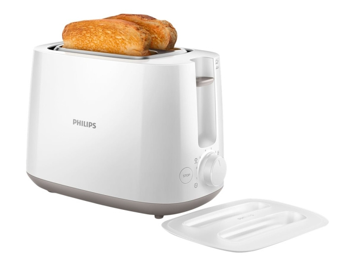 Philips Daily Collection HD2582 Brödrost Vit in de groep HUISHOUDEN & TUIN / Huishoudelijke apparaten / Broodroosters & Broodgrills / Broodroosters bij TP E-commerce Nordic AB (C63646)