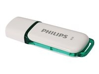Philips FM08FD70B Snow edition 2.0 8GB USB 2.0 White in de groep HOME ELECTRONICS / Opslagmedia / USB-geheugen / USB 2.0 bij TP E-commerce Nordic AB (C63653)