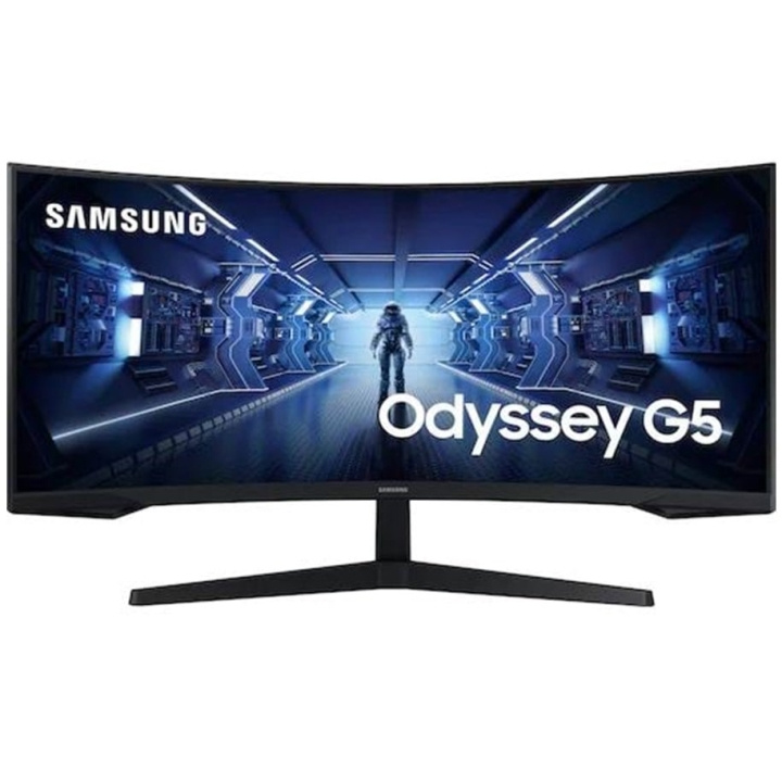 Samsung Odyssey G5 C34G55TWWP 34 3440 x 1440 (UltraWide) HDMI DisplayPort 165Hz in de groep COMPUTERS & RANDAPPARATUUR / Computermonitor / Computermonitoren bij TP E-commerce Nordic AB (C63823)