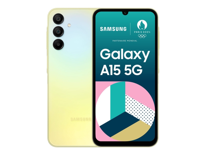 Samsung Galaxy A15 5G 6.5 128GB Gul in de groep SMARTPHONE & TABLETS / Mobiele telefoons & smartphones bij TP E-commerce Nordic AB (C63833)