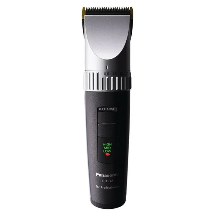 Panasonic svart metallisk hårklippare ER1512 för proffs in de groep BEAUTY & HEALTH / Haar & Styling / Scheren & Trimmen / Haartrimmers bij TP E-commerce Nordic AB (C63838)