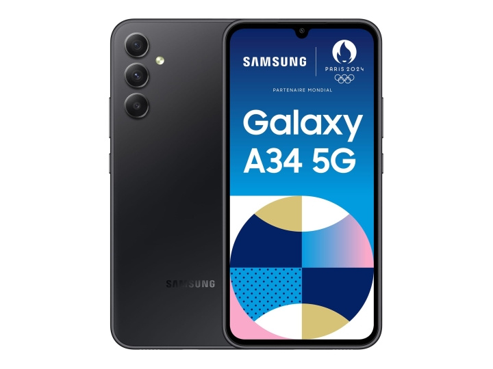 Samsung Galaxy A34 5G 6.6 256GB Awesome graphite in de groep SMARTPHONE & TABLETS / Mobiele telefoons & smartphones bij TP E-commerce Nordic AB (C63845)