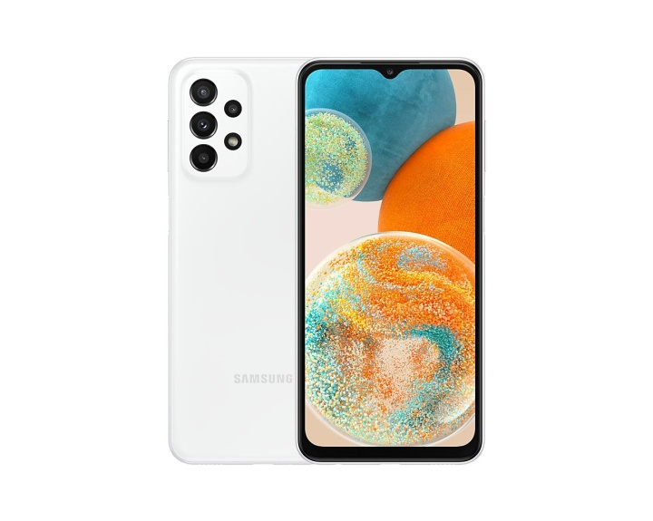 Samsung Galaxy A23 5G 6.6 64GB Vit in de groep SMARTPHONE & TABLETS / Mobiele telefoons & smartphones bij TP E-commerce Nordic AB (C63863)