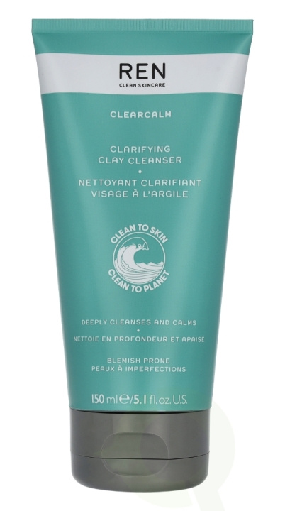 REN Clearcalm 3 Clarifying Clay Cleanser 150 ml in de groep BEAUTY & HEALTH / Huidsverzorging / Gezicht / Schoonmaak bij TP E-commerce Nordic AB (C63893)
