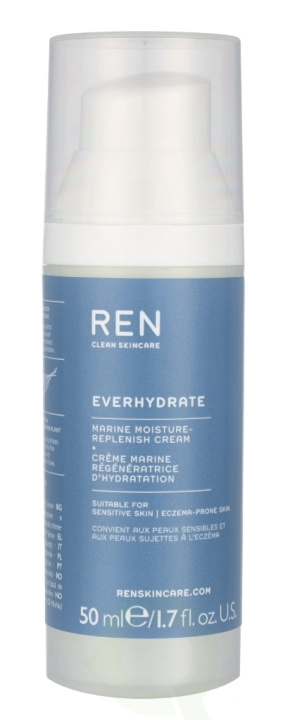 REN Everhydrate Marine Moisture-Replenish Cream 50 ml in de groep BEAUTY & HEALTH / Huidsverzorging / Gezicht / Dagcrème bij TP E-commerce Nordic AB (C63942)